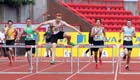 Stanley Livingston wins the Inter Boys 400 metres Hurdles.